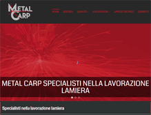 Tablet Screenshot of metalcarp.com